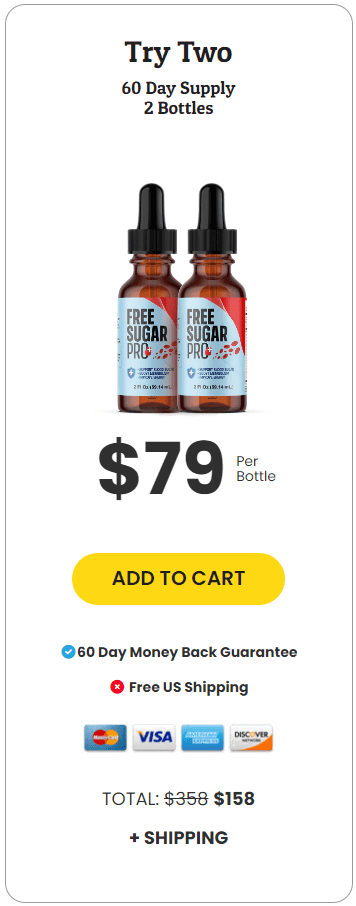 free sugar pro 2 bottles